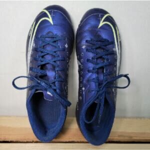 Nike Mercurial Vapor 13 Academy MDS FG MG Soccer Cleats Size 2.5 in Blue Void